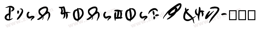 Sign Language Bold字体转换